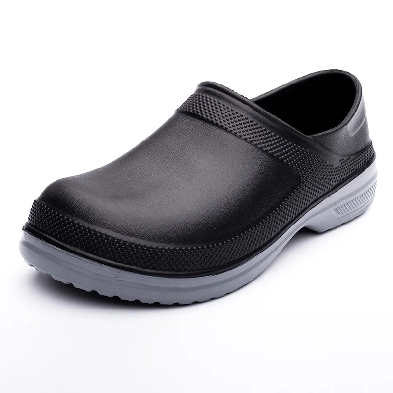 Men Kitchen Shoes Professional Chef Clogs Oil-Proof Doctor Shoes High Quality Garden Clogs Waterproof Plus Size for Pet Workers