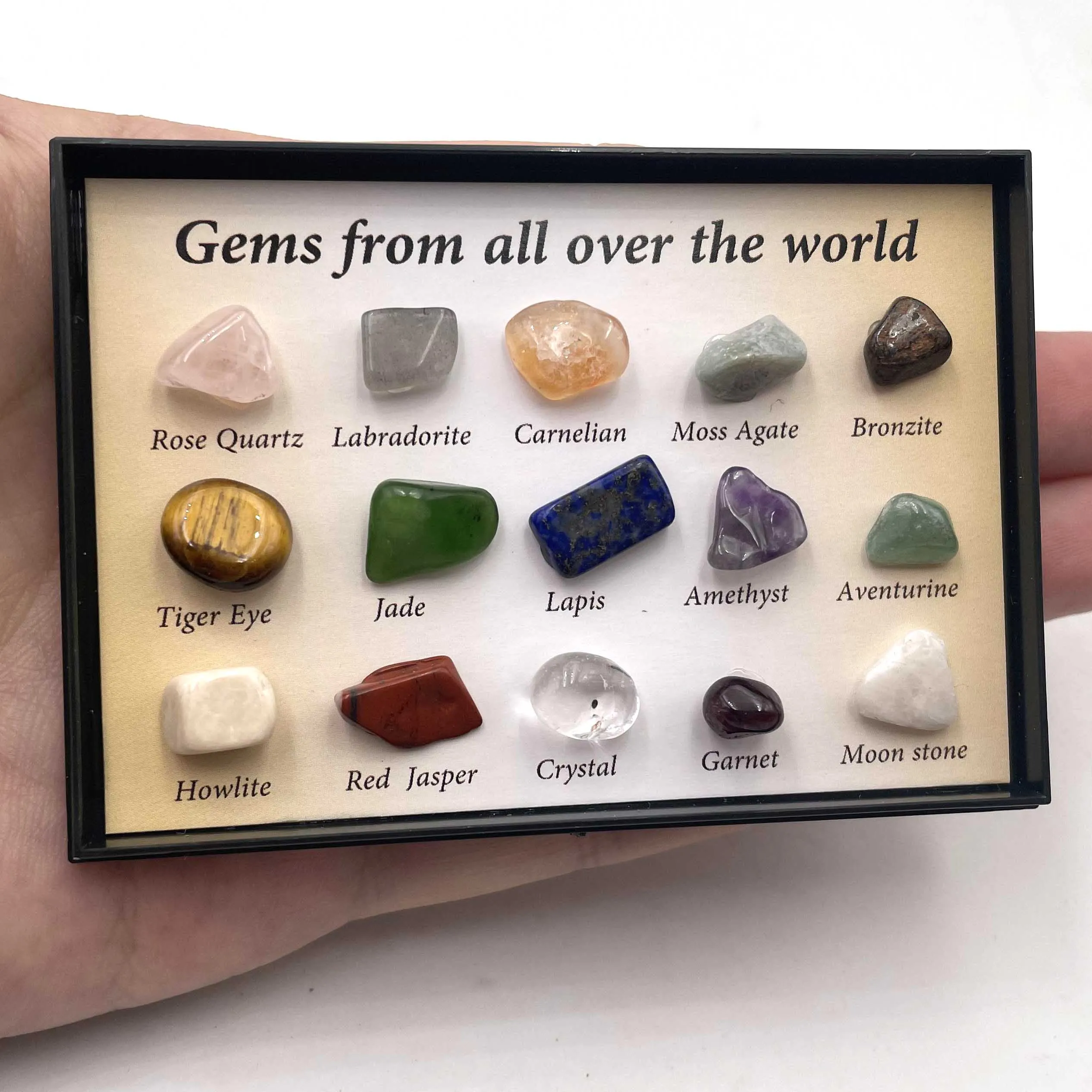 1 Box Gift Raw Natural Stone Gemstones Collectible Samples Home Decoration Ore Mineral Specimen Quartz Crystal Polished