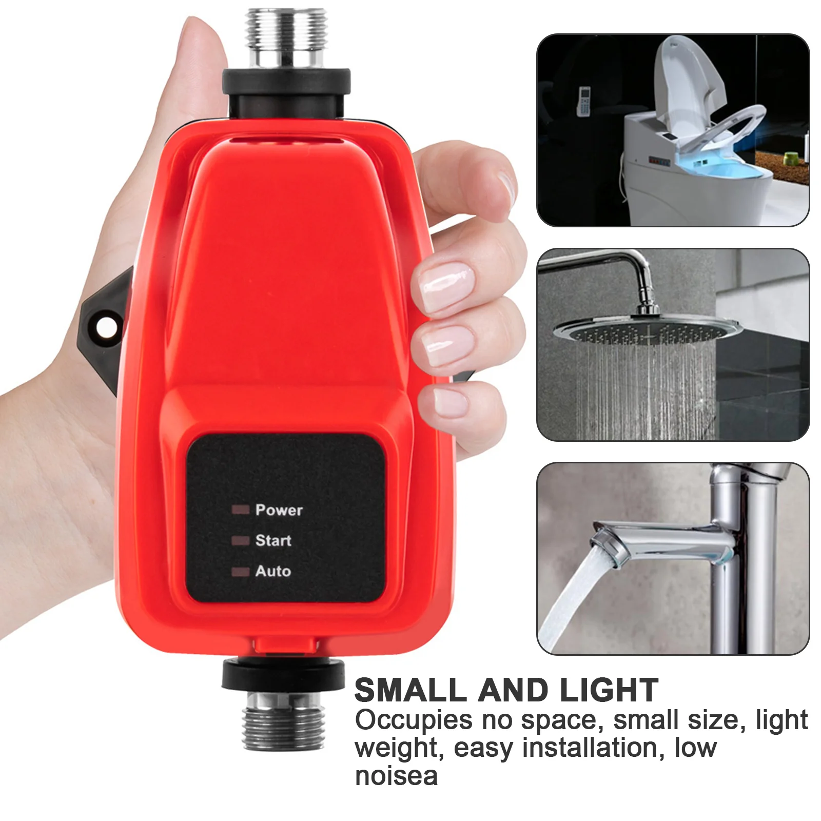 DC 24V Áp Lực Nước Tăng Cường Bơm 55W Cao 25M Nâng Máy Bơm Nước Nhà Bếp Tắm Nước Nóng màng Bơm EU Phích Cắm US