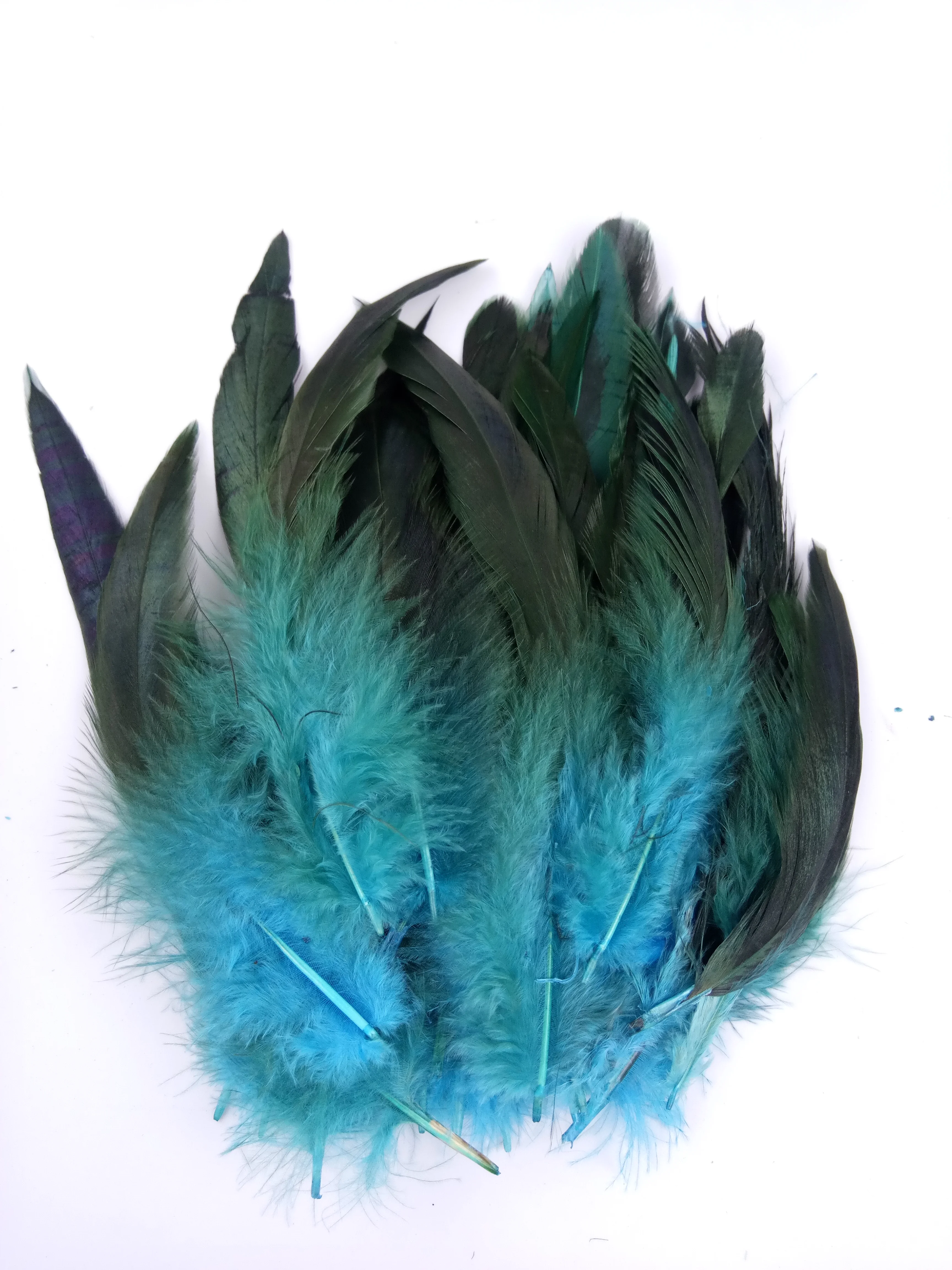 50/100Pcs Natural Black Rooster Feathers 13-18cm Colorful Chicken Pheasant Plumes for Crafts Jewelry Making Party Decoration