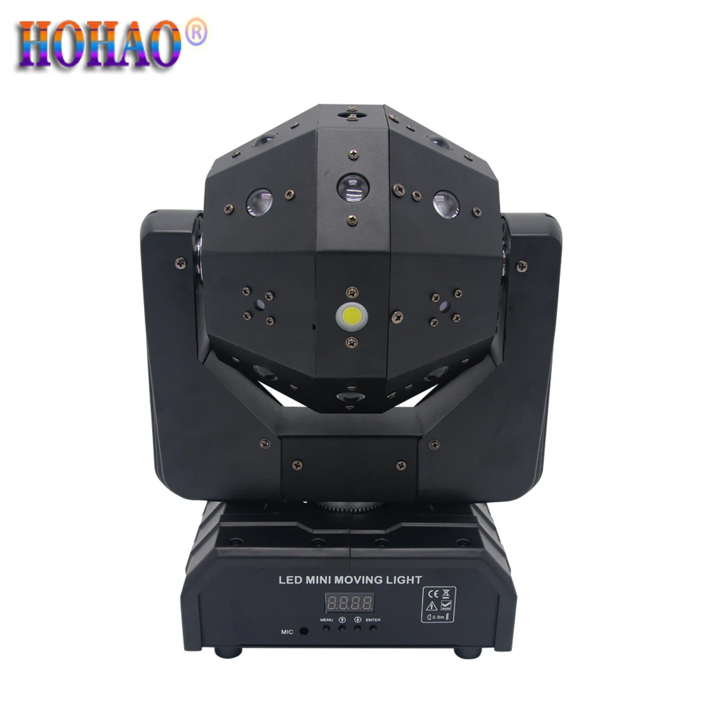 

2X FreeShipping 16pcs RGBW 3in1 Beam Laser Strobe Led Moving Head Light High Brightness Top Quality Bar Ktv Artifact Hottest