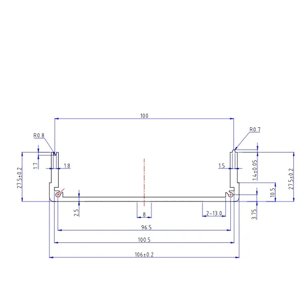1  Set 150x105x55mm DIY Aluminum Enclosure Case Electronic Project PCB Instrument Box