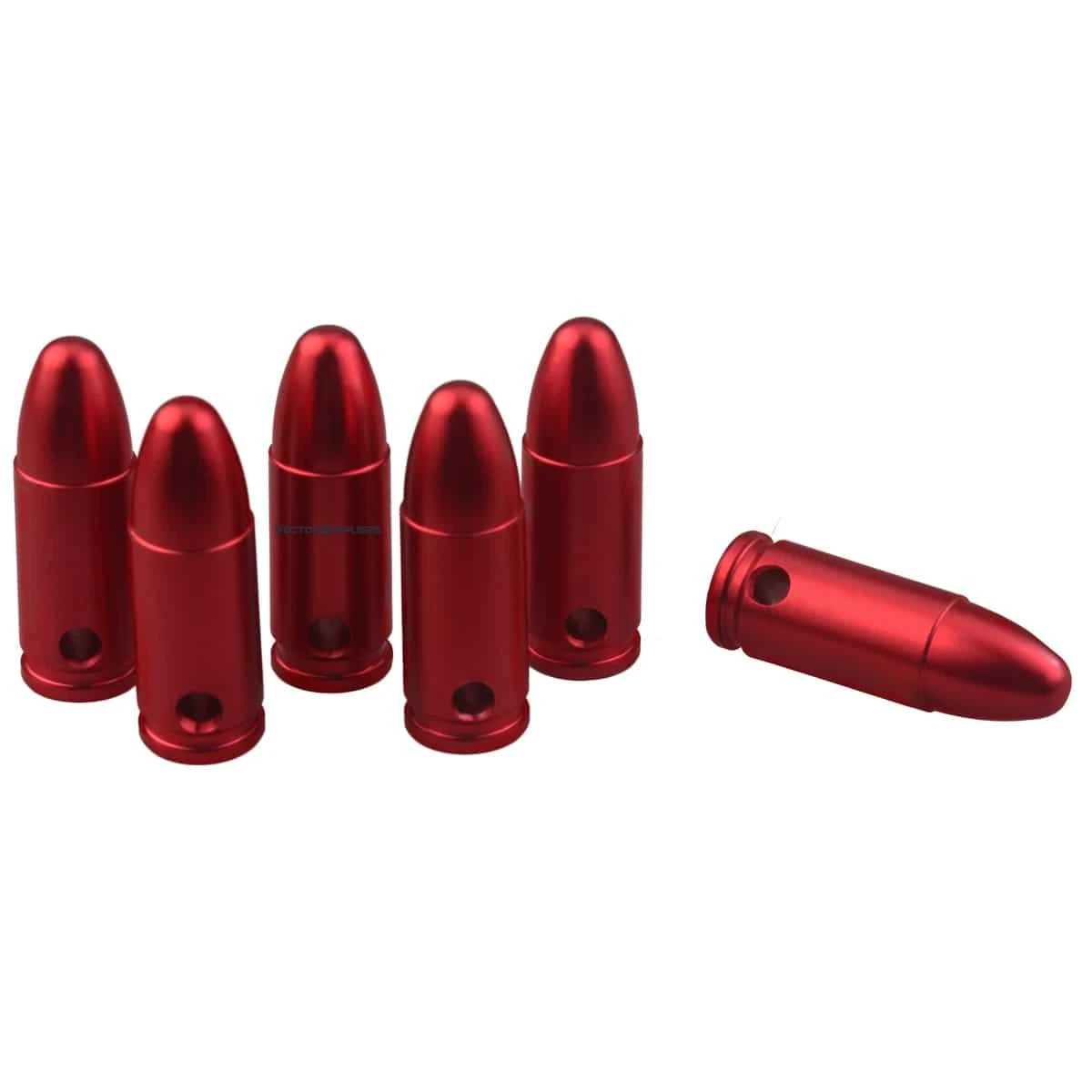 Vector Optics-Round Bullet Snap Caps, cartucho de calibre, furo para treinamento, metal tático, 9mm,. 300,. 223, 12GA, 7,62