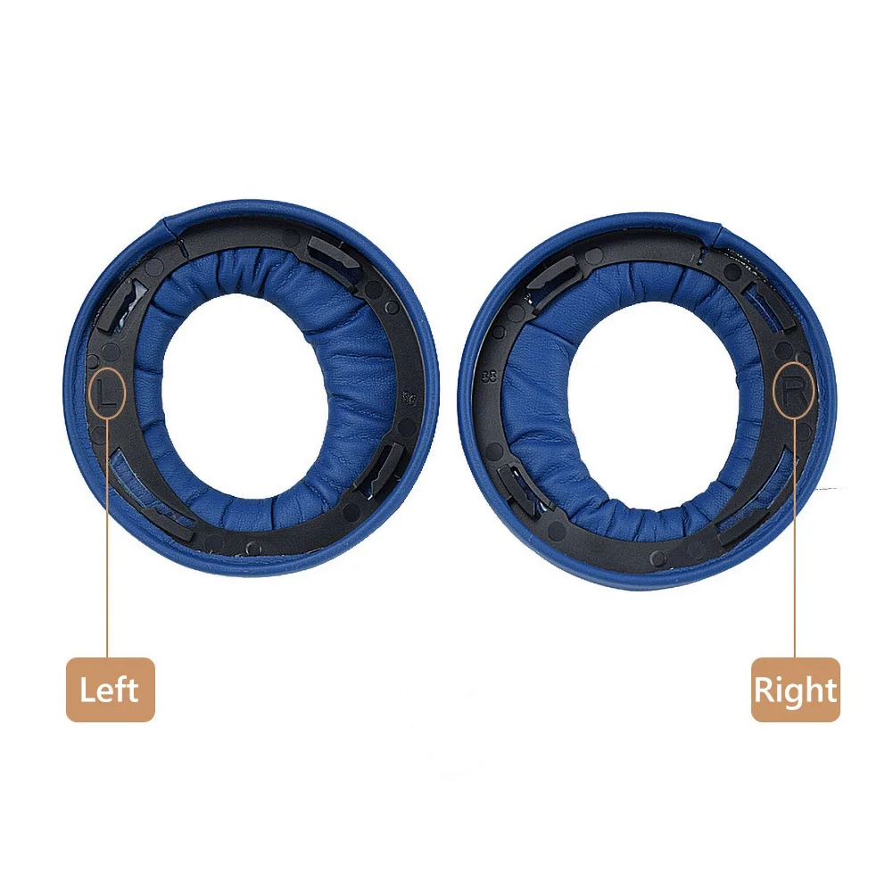 1Pair Replacement Earpads Earmuff Cushion For PS4 7.1 for CECHYA-0083 Protein Softer Leather Ear Pad Earphone