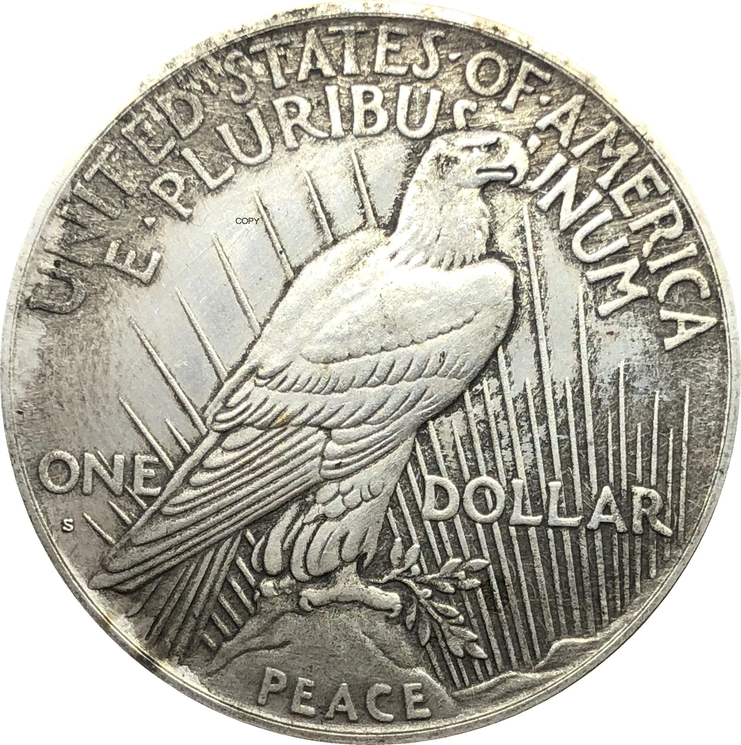 United States Of America US 1922 S  Liberty Coin In God We Trust  1 One Peace Dollar Cupronickel Silver Plated Copy Coins