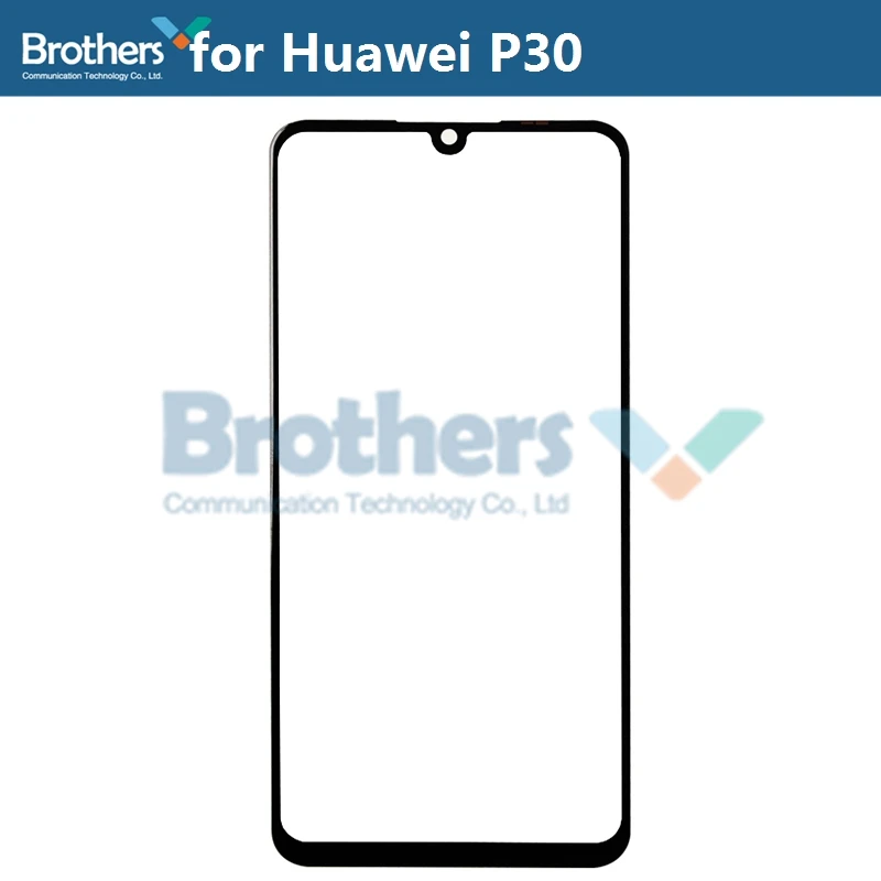 For Huawei P30 P30Lite P30Pro Front Outer Glass Lens Touch Screen Glass ELE-L09 ELE-L29 MAR-L01A MAR-L21A MAR-LX1M Replacement