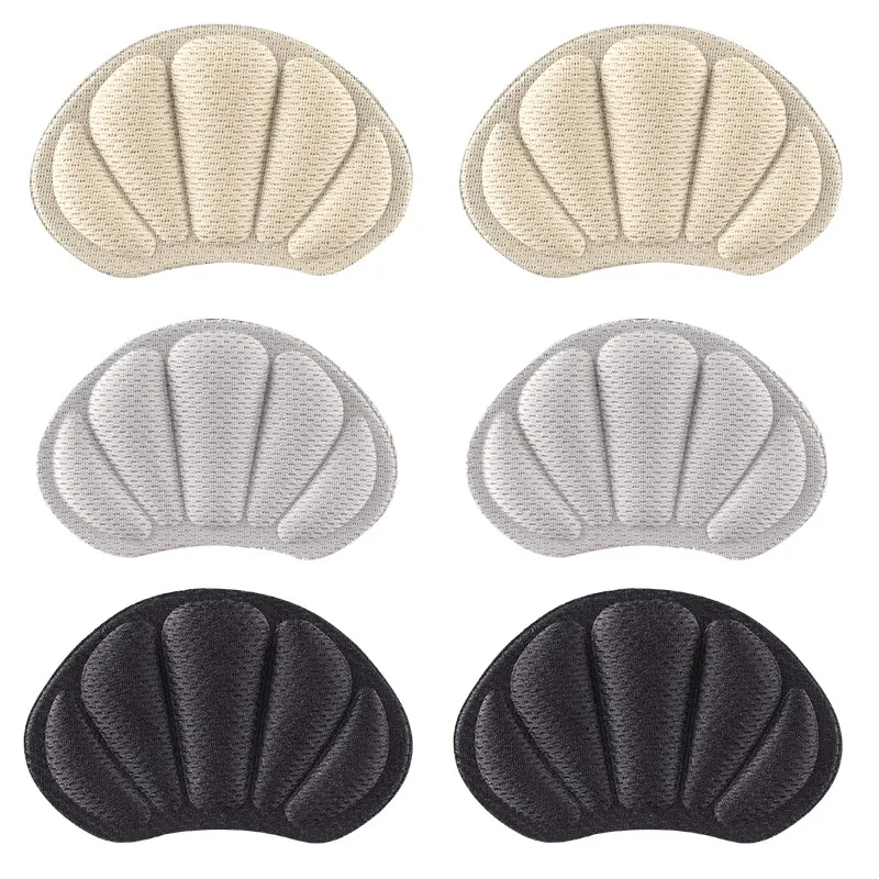 2pcs Shoe Cushion Heel Insert For Shoe Size Reducer Crash Insole Sport Heel Patch Shoes Anti Blister Friction Anti-Wear Feet Pad