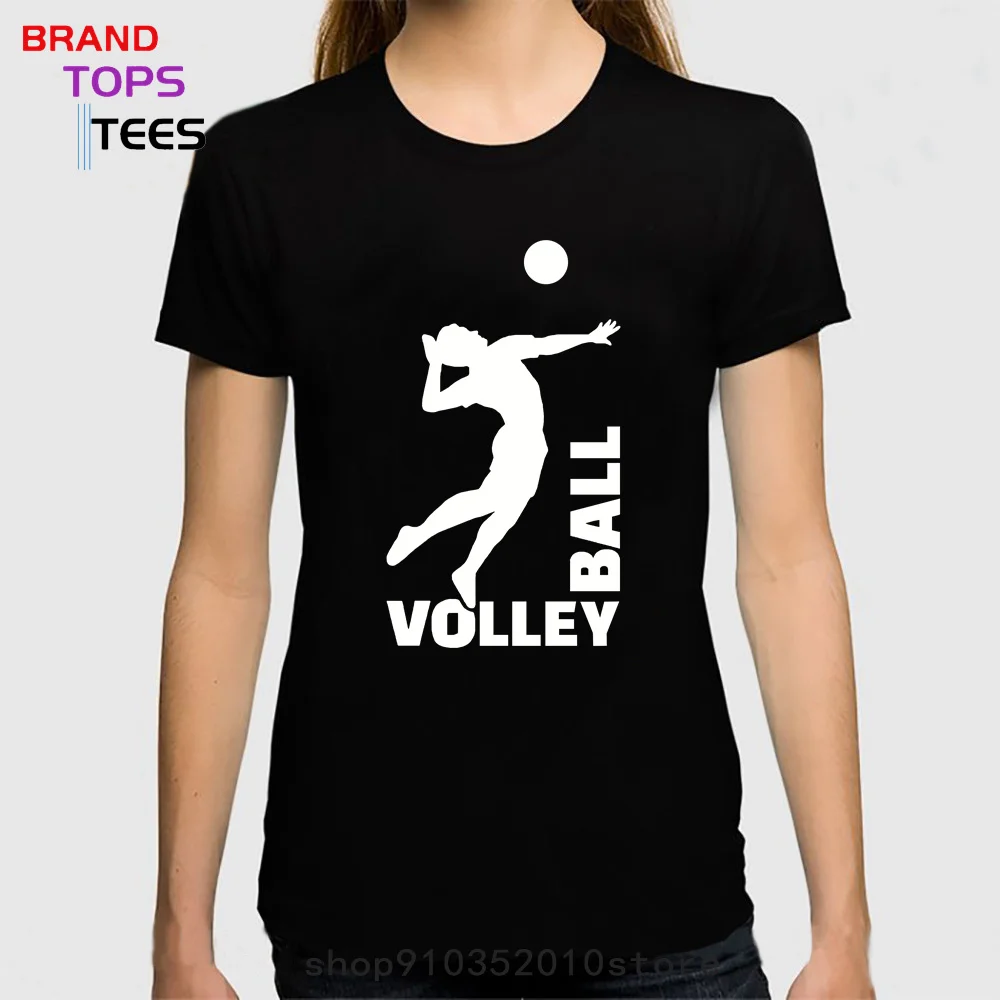 Evolution T-Shirt Volleyballer T shirt Volley Ball Player Casual Sportswear Tee Shirt 100% Cotton Women Print T-Shirt