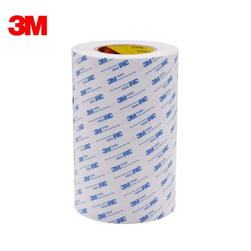 Fita Revestida 3m-double do Tecido 9448a para a Placa de Identificação Colagem da Espuma Branco 300 mm x 50m Pelo Rolo Dropshipping