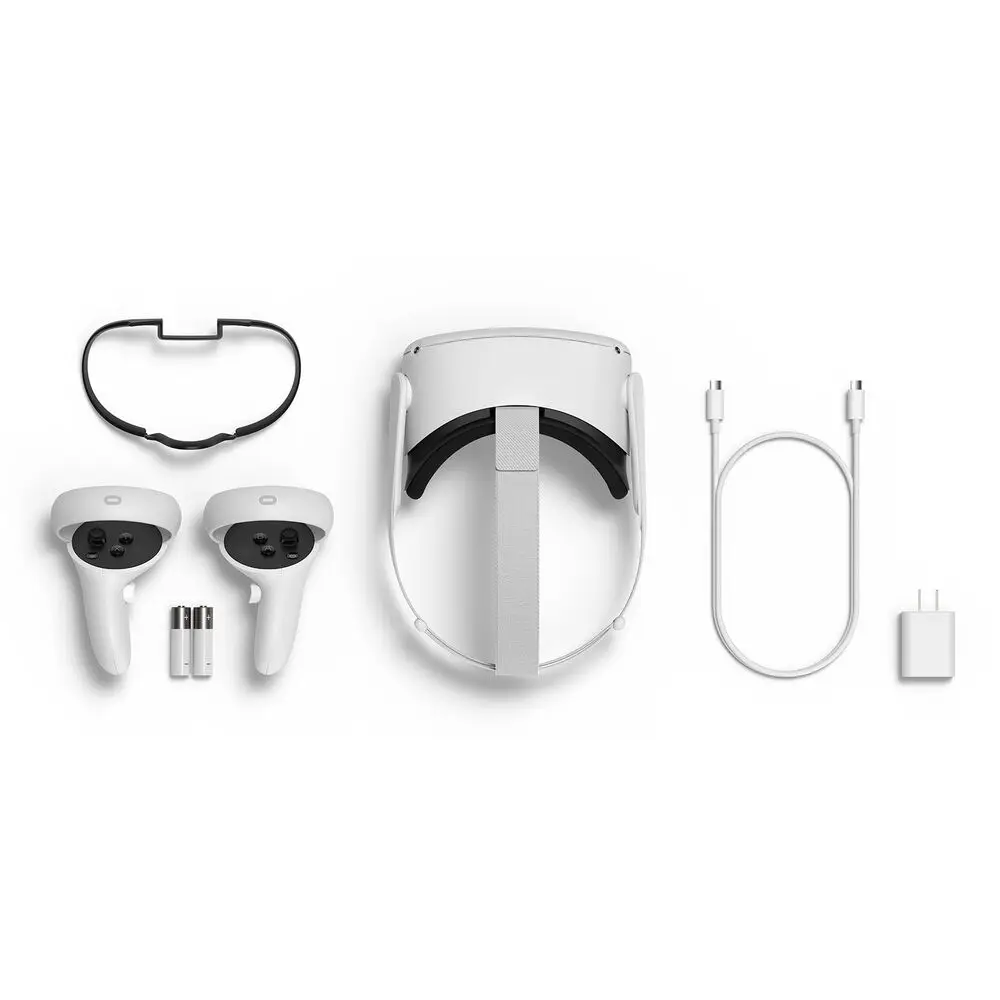 الأعلى: نظارات Meta/Oculus Quest 2-VR المتقدمة الكل في واحد الواقع الافتراضي VR سماعة ألعاب Consol-128GB / 256GB