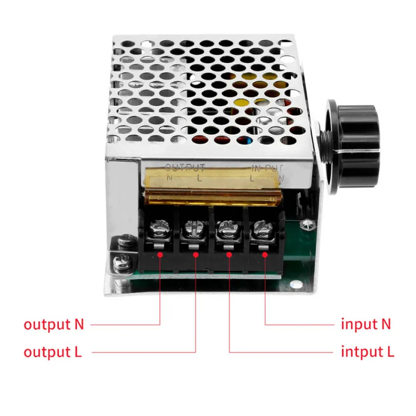 4000W 220V Voltage Motor Speed Regulator Dimmer Electronic Motor Speed Electric 220 V Regulator Dimmer Thermostat Regulator SCR