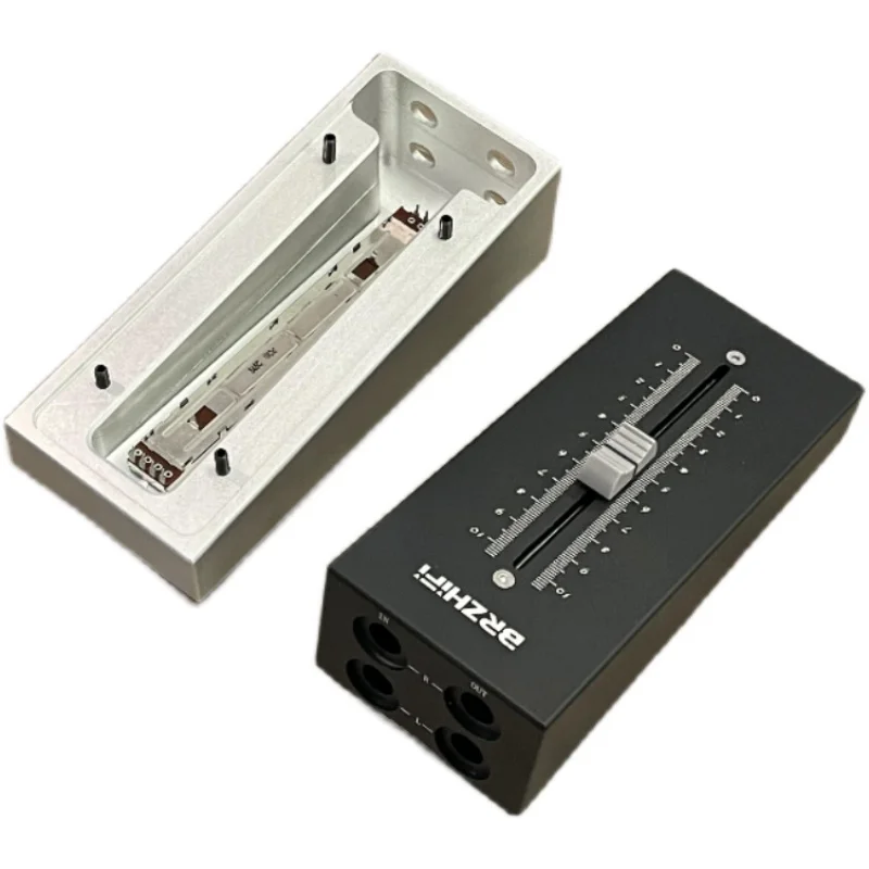 Latest arrive All-aluminum Preamplifier/chassis CNC 128mm fader passive (without fader and RCA)