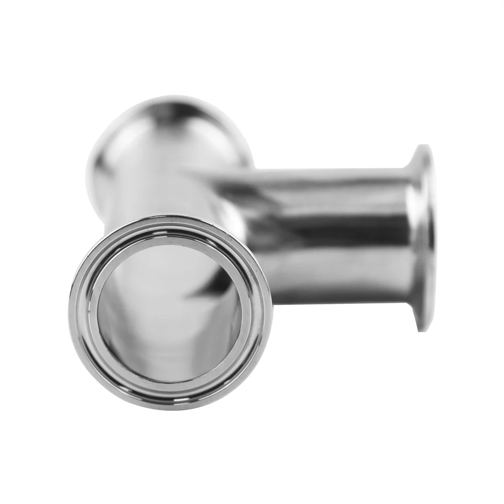 304 Rvs 2 "Tri Clamp Tee Connector Pijp Sanitair Huls 3 Manier