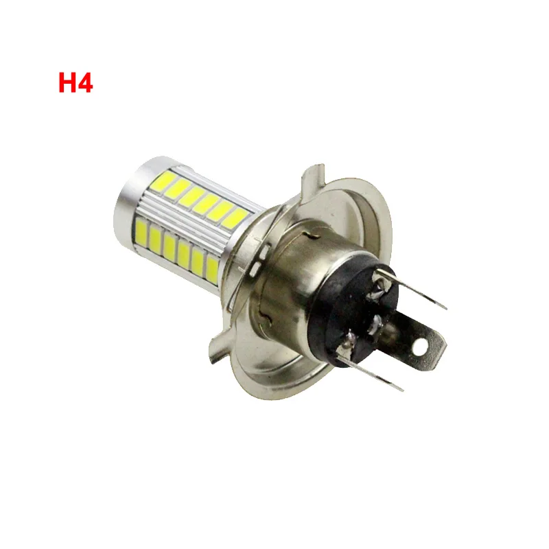 1PC H4 H7 LED Headlight 33SMD 5630 12V White Car Fog Light Driving Lamp Bulb Luminous Flux 800 LM Color Temperature 6000~6500k