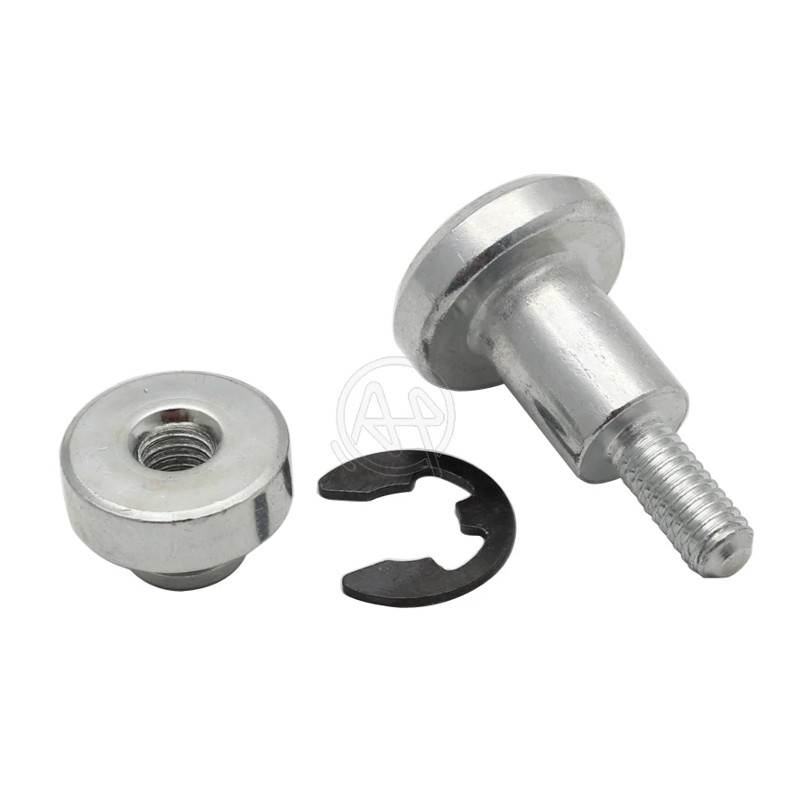 Sliver Aluminum Motorcycle Thread Fender Seat Mounting Bolt Screw Cap Nut For Harley Touring FXDC FXDF FXD