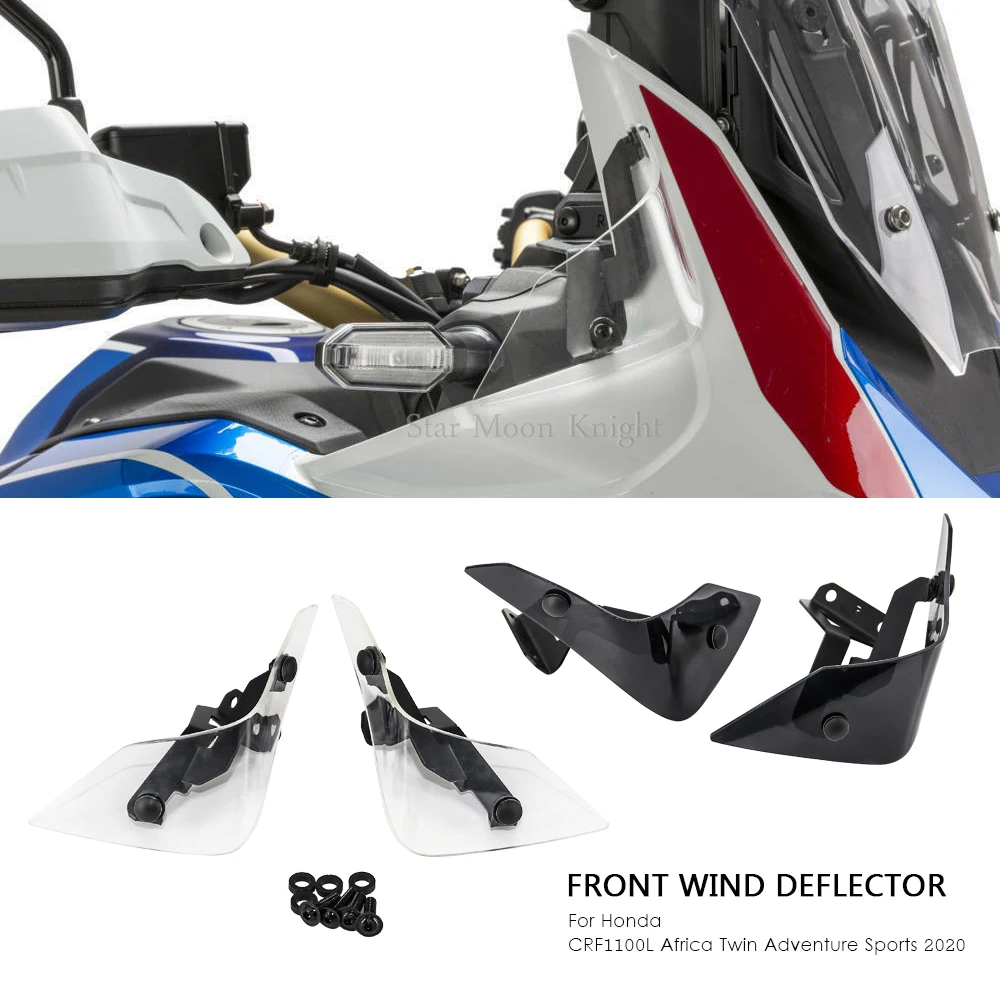 

Motorcycle Windshield Wind Side Deflector Handshield Front wind deflector For Honda CRF1100L Africa Twin Adventure Sports 2020