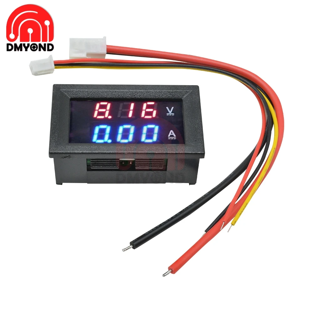 Dc 100v 50a Digital Voltmeter Ammeter Volt Amp Meter Voltmeter Ampermeter + 50A75mV FL-2 50A 75mV Shunt Voltmeter Car Module