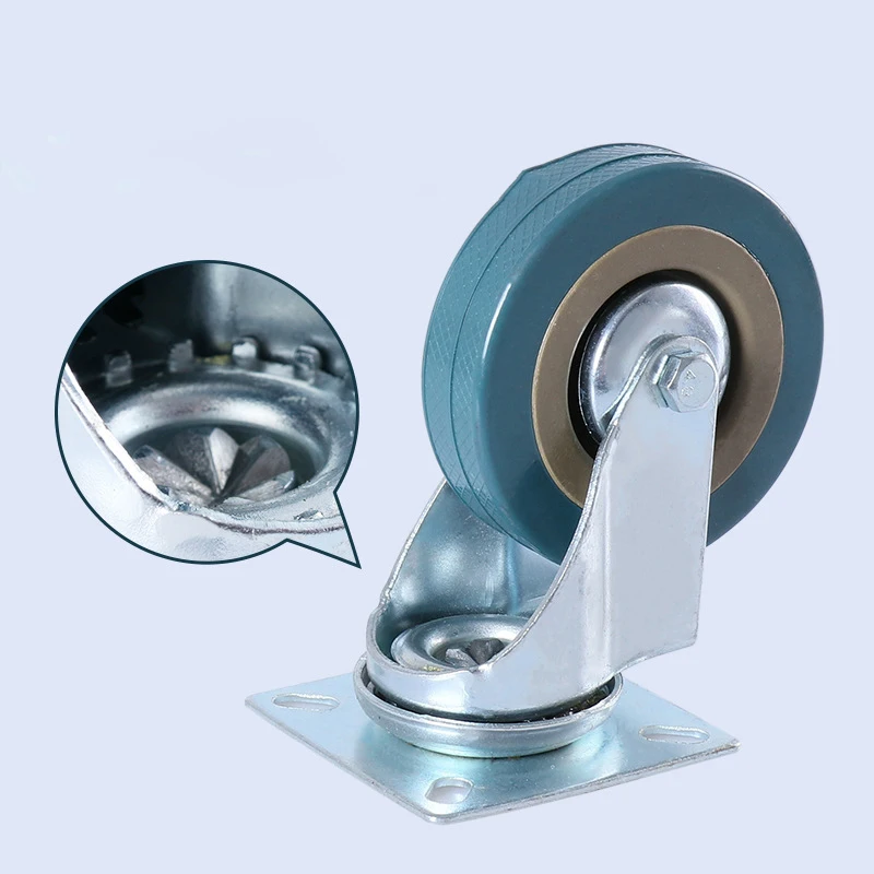 4 pezzi ruote girevoli per mobili industriali resistenti per carrelli banco da lavoro attrezzature industriali carrello di rotolamento da 2 pollici