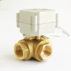 3/4'' Proportionalventil 3-Wege DC9-24V Steuersignal 0-5V 0-10V oder 4-20mA zur Wassermodulation, Metallgetriebe IP67-Schutz 4