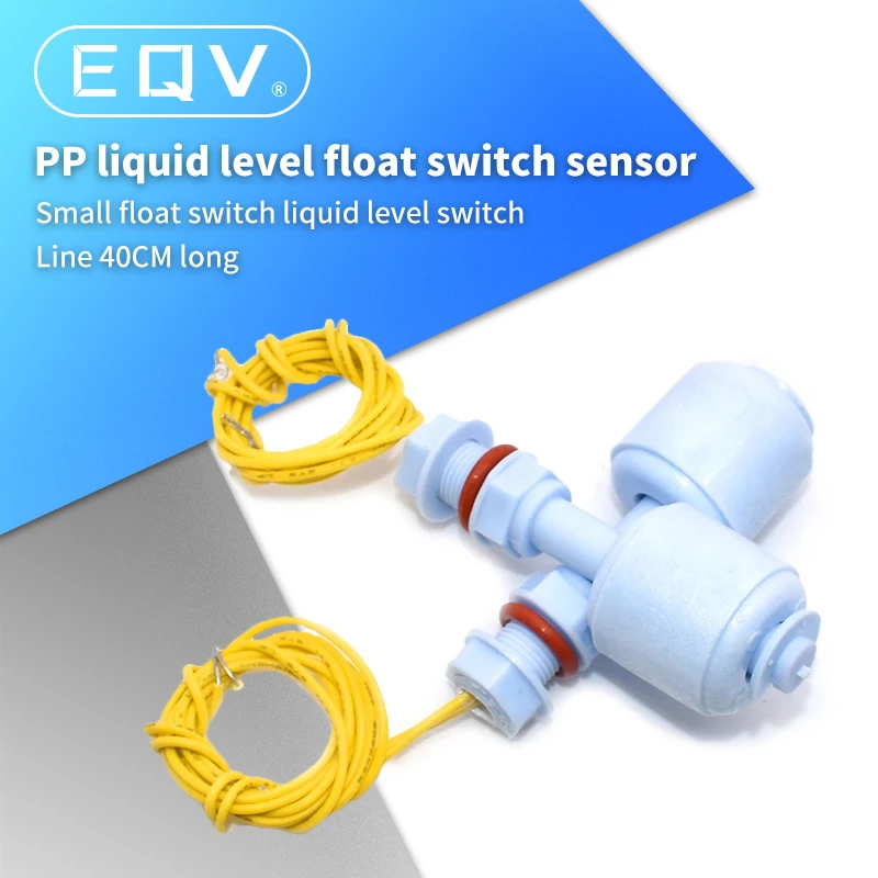 52mm PP Liquid Water Level Sensor Horizontal Float Switch Down