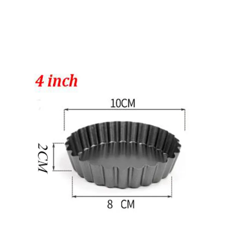 3/4/5 Inch Round Live Bottom Cake Mold Baking Molds Breadfruit Pie Baking Pan Non-Stick Kitchen Tools Accessories Tray 1PCS