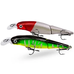 1 pz Wobblers esca da pesca multi-sezione Hard Bait92mm 7.5g esca artificiale Minnow Lure Crankbait pesce persico carpa attrezzatura da pesca richiamo