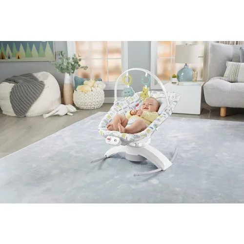 Fisher Price 2-in-1 Sleeping Companion Bouncer and Auto Swing GWD46 with Fisher-Price Smart Connect