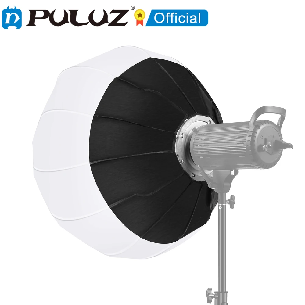 PULUZ 65cm Foldable Lantern Softbox SpeedLite Flash Light Foldable Diffuser Soft Box Spherical Diffuser Cover LED Light Box