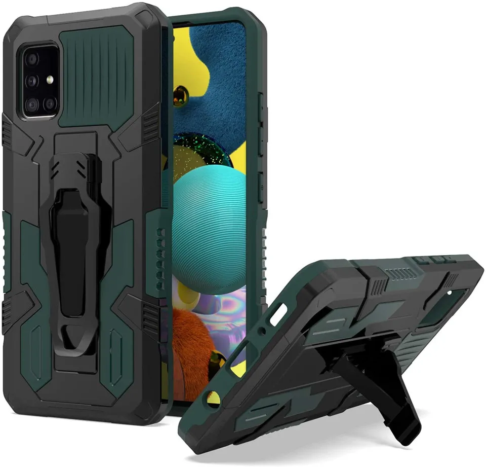 Armor Kickstand Phone Case for Samsung Galaxy S21 S20 Plus Note 10 20 Ultra 5G S20FE Shockproof Cover with Magnetic Clip Holster