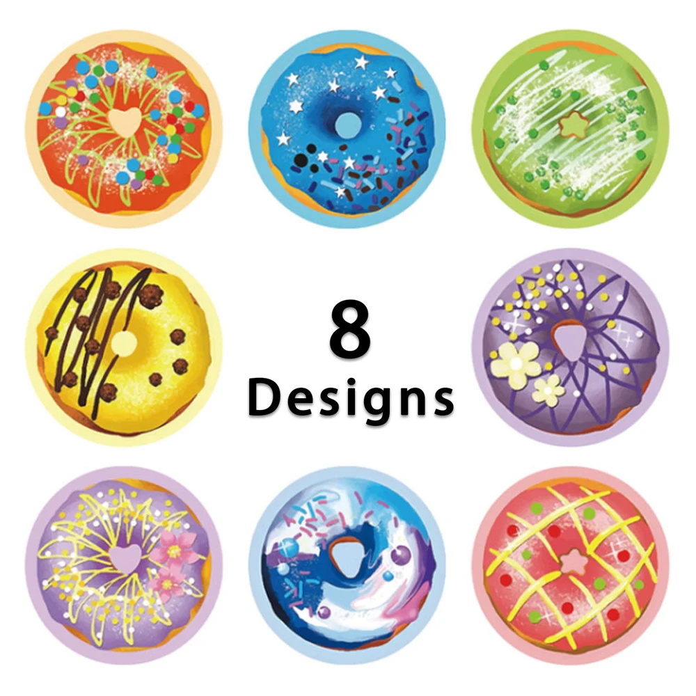 New 500 Pcs Handmade Baking Gift Decoration Stickers Cute Birthday Party Gift Decoration Label Kids Toys Gift Package Stickers
