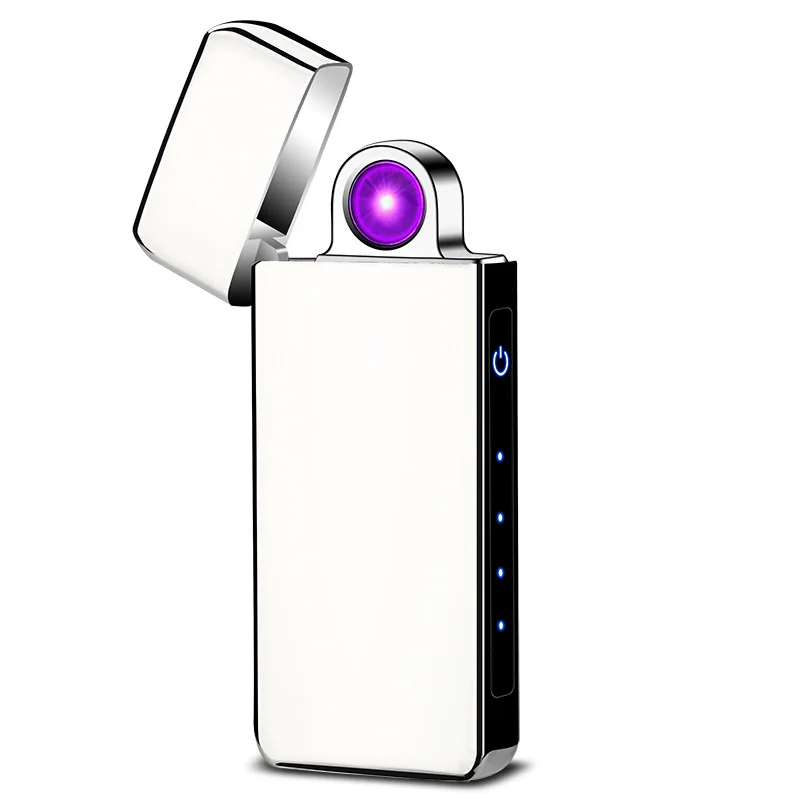 Portable Charge USB Charging, Rotate Arc Plasma, Electric Pulse, Infrared Sense, Touch Induction, Windproof Lighter