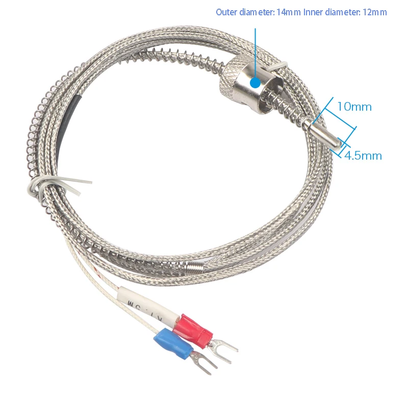 10pcs K/E adjustable compression spring thermocouple (compression spring type) bayonet adjustable WRNT-203