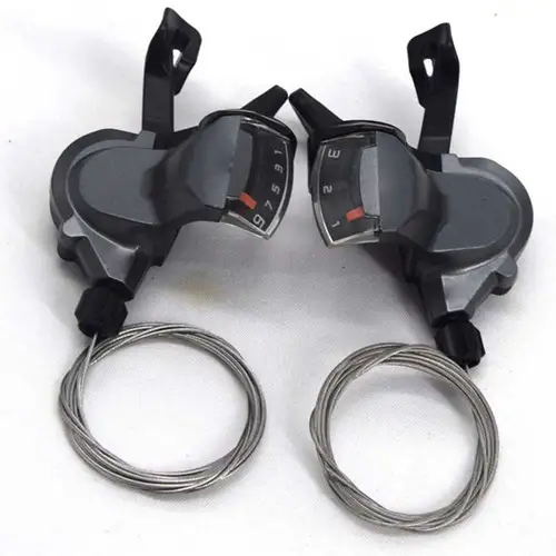 Imagen 2 del producto 1 Juego de palanca de cambios de desviadores de bicicleta M4000 3X9 27 velocidades MTB bicicleta de montaña palanca de cambios de bicicleta plegable SL-M4000 accesorios de ciclismo