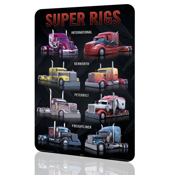 Targa in metallo Kenworth Trucks Super Rigs Poster Classico # 5 decorazioni da parete per garage