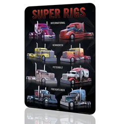 Targa in metallo Kenworth Trucks Super Rigs Poster Classico # 5 decorazioni da parete per garage