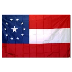 CSA Southern States Stars and Bars 11 First Flag 3x5FT banner 100D 150X90CM Polyester brass grommets custom flag