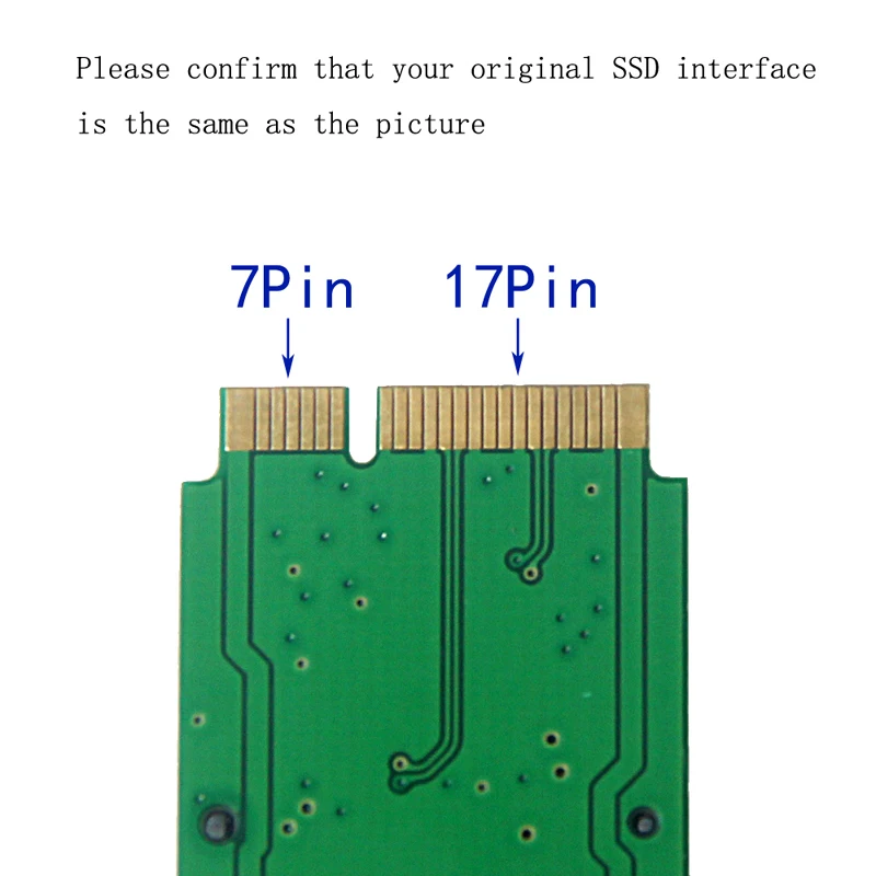 Novo ssd de 128gb, 256gb, 512gb, 1tb para macbook air 2012, a1465, a1466, md231, md232, mdgamer, md224, m2, ngff, adaptador ssd para mac e apple