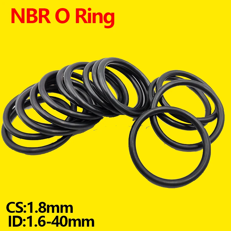 WD CS 3,1mm 3,5mm Außendurchmesser 9mm - 360mm Nitril-Butadien-Kautschuk NBR Dichtungsring Reparatur-Skelett Öldichtung Dichtung O-Ring Dichtungsscheibe – Detail 5
