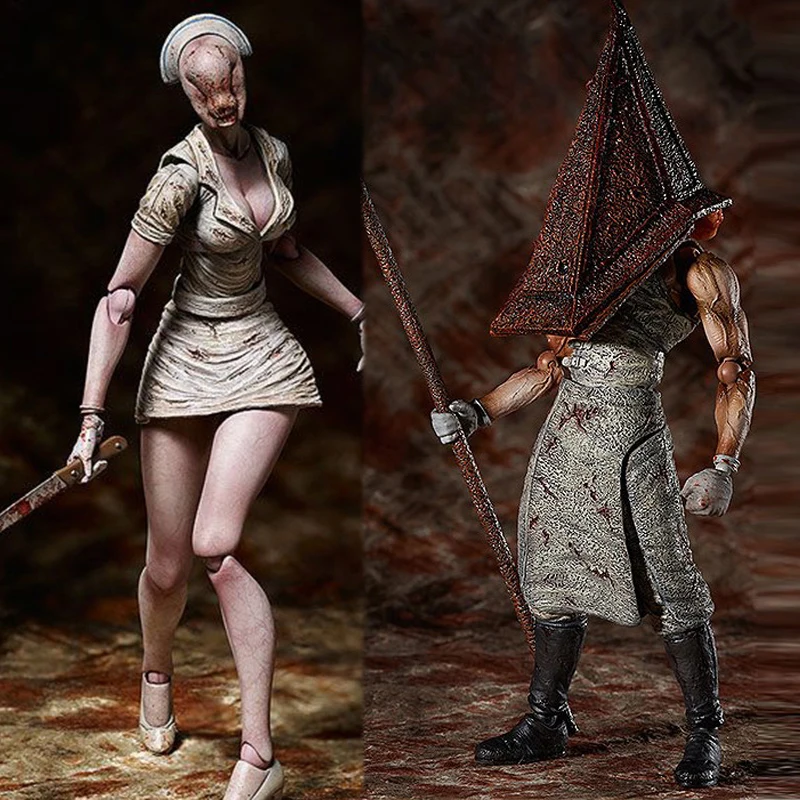 Figma Bubble Head Nurse Sp-061 Action Figure SP 055 Silent Hill 2 Red Pyramid Thing Figure Toy Horror Halloween Gift