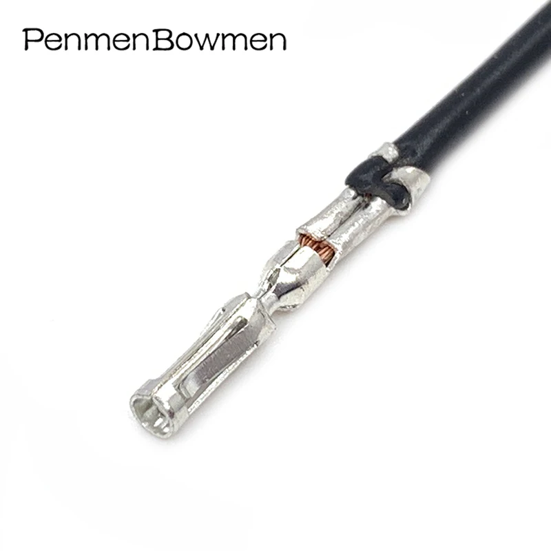 Auto 1.5MM AMP Car Wire Female Crimp Terminal Splice Pins For Tyco ECU Electrical Connector With 18AWG Cable 770520-1