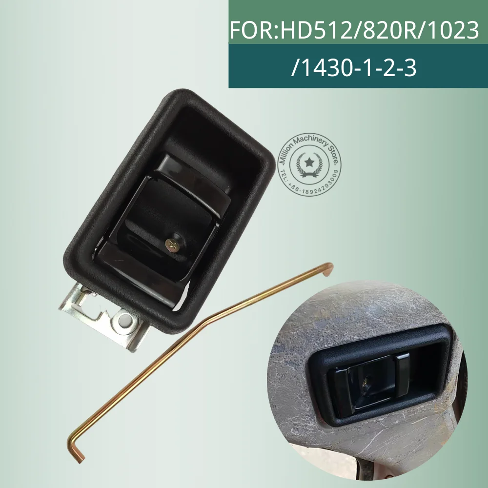 

For KATO HD 512/820/1023/1430-1-2 Excavator Cab Door Lock Block Inside Handle Excavator Accessories