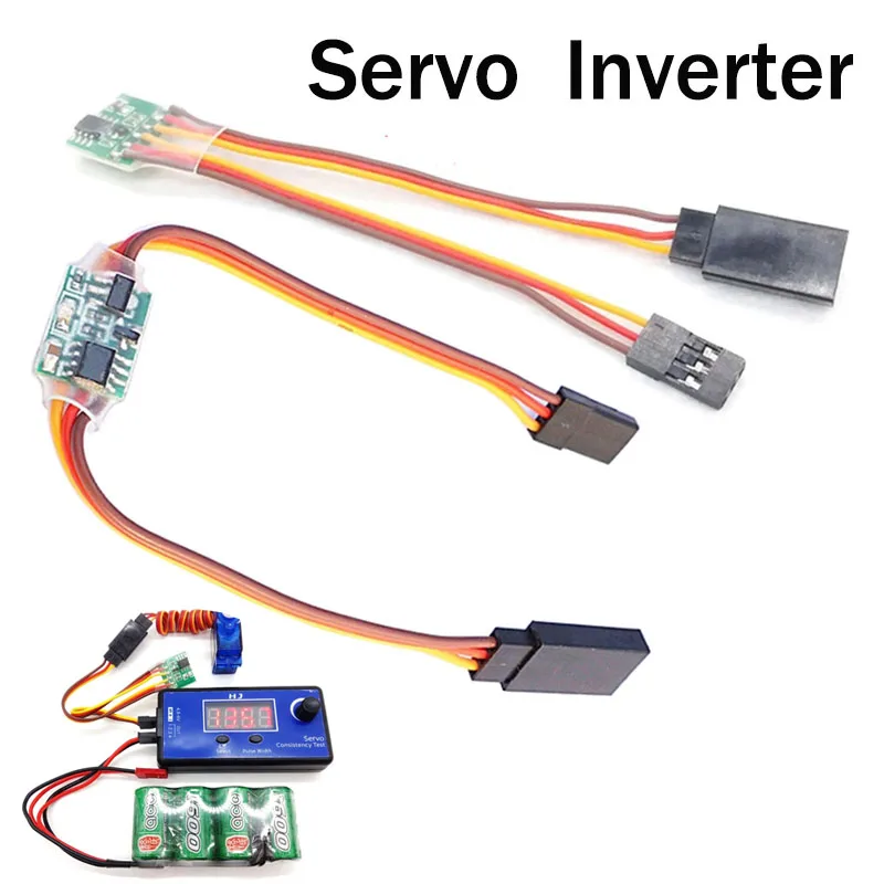 Universal 4 ~ 6V / 3.6V ~ 24V Servo Inverter Signal for Rc Servo for JR Futaba Plane V-tail