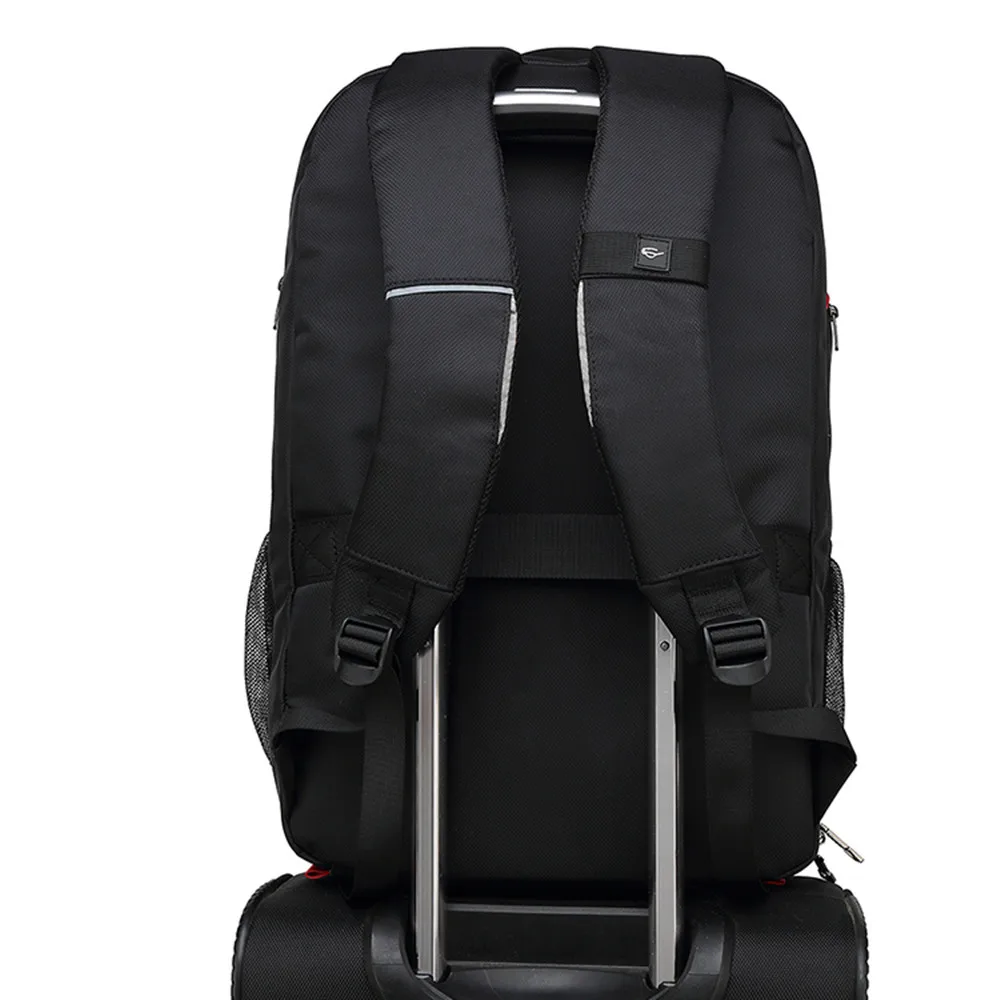 POSO-mochila para ordenador portátil de 2024 pulgadas, morral antirrobo de nailon resistente al agua para estudiantes, mochila de viaje de negocios