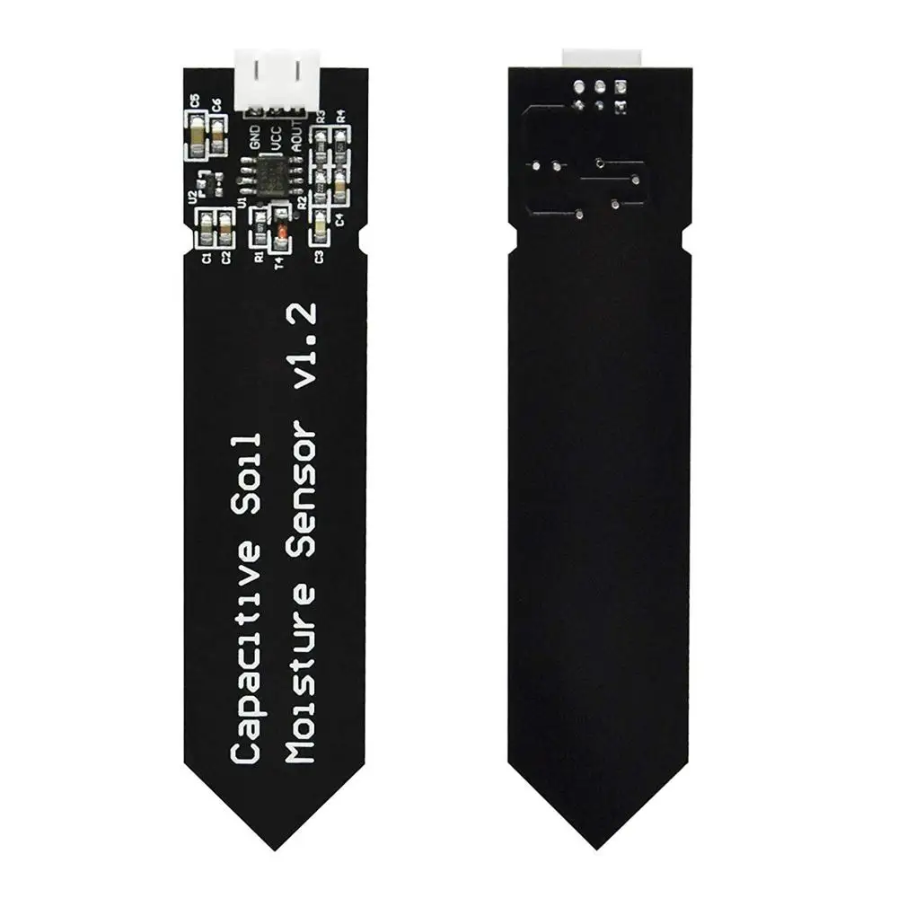 2Pack Kapasitif Tanah Moisture Sensor Tahan Korosi UNTUK ARDUINO Kelembaban Deteksi Taman Air DIY Elektronik untuk Ardu