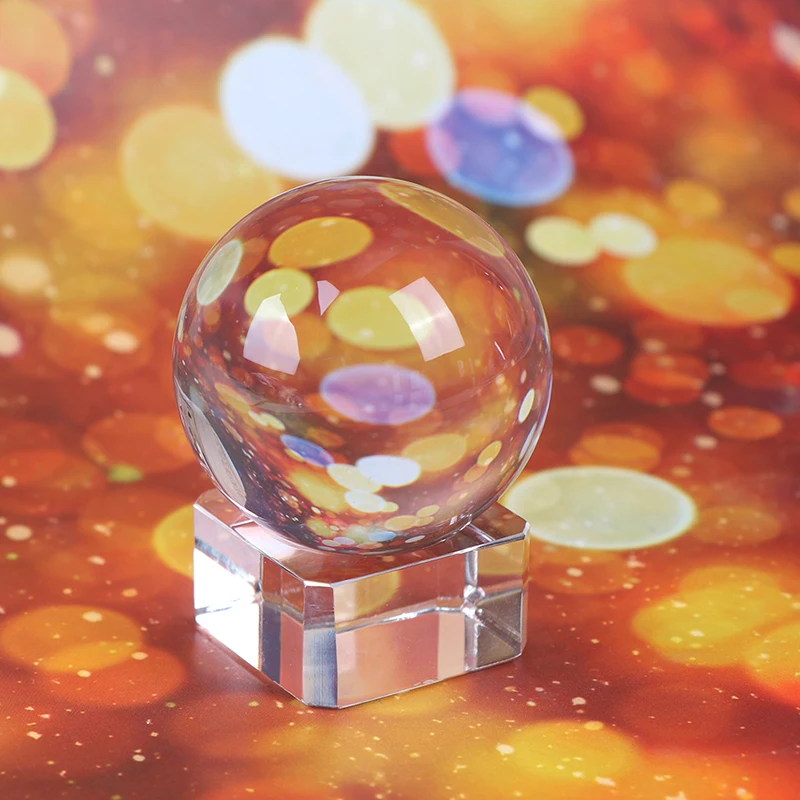 1Pc 20/30/40mm Creative Crystal Feng Shui Ball Quartz Glass Transparent Ball Spheres Glass Ball Photography Balls Crystal Decor
