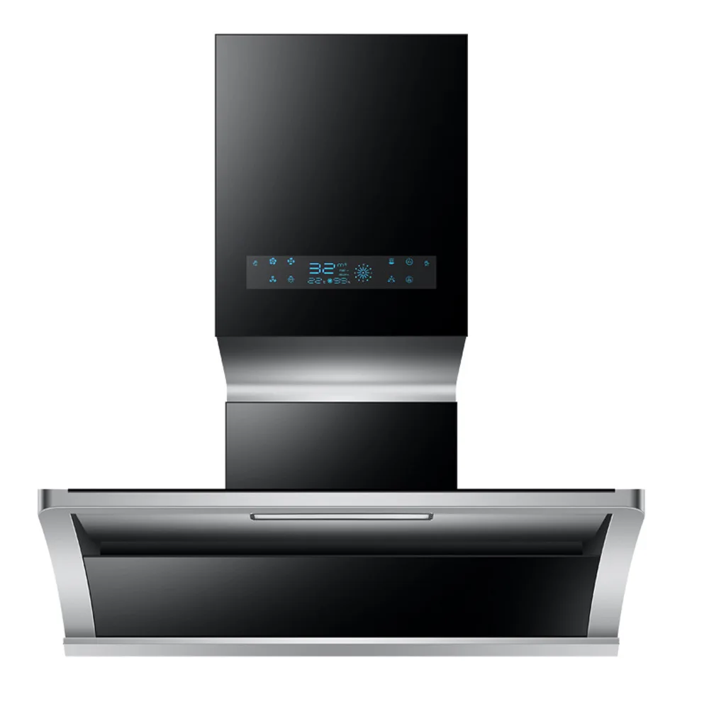 Kitchen Side Suction Range Hood Frequency Conversion High Suction Cooker Hood Food Warming Function Household Exhaust Hood