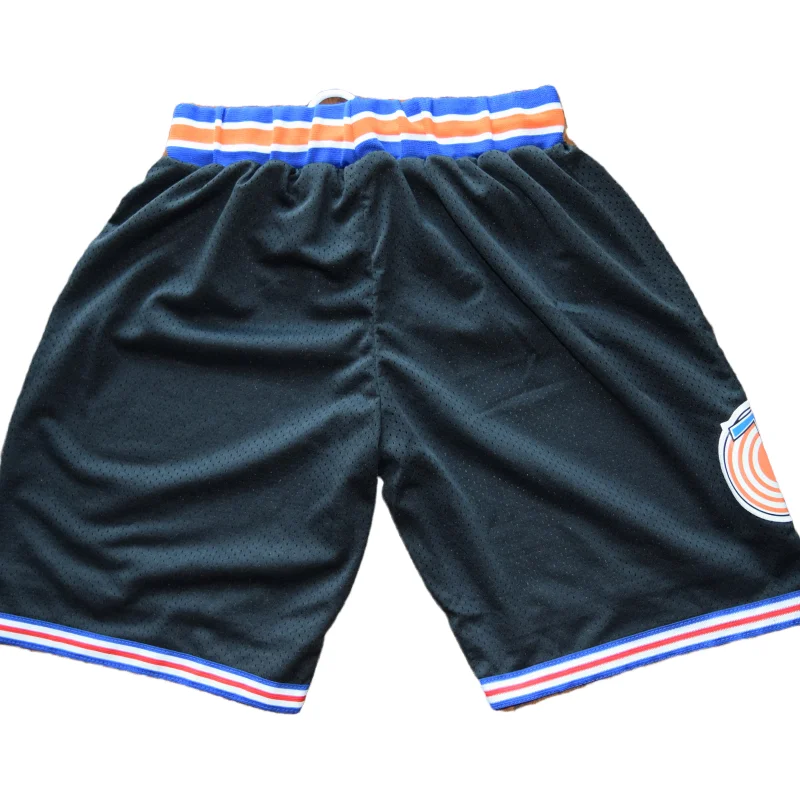 Tune Squad White Black Blue Basketball Shorts