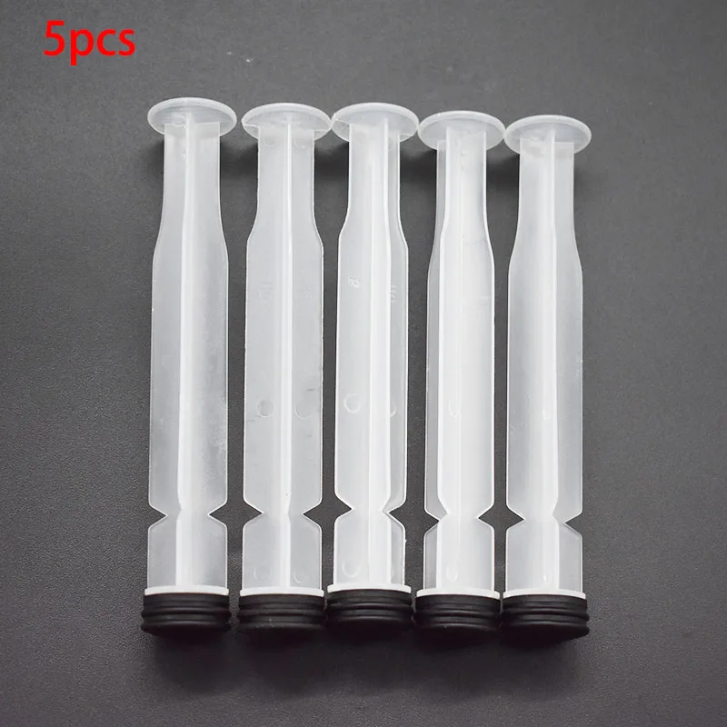 5pc/set Convenience Use Plastic Tube Piston For 10cc Tube Solder Flux Solder Paste Soldering Repair Tools Use 559 233 UV Tube