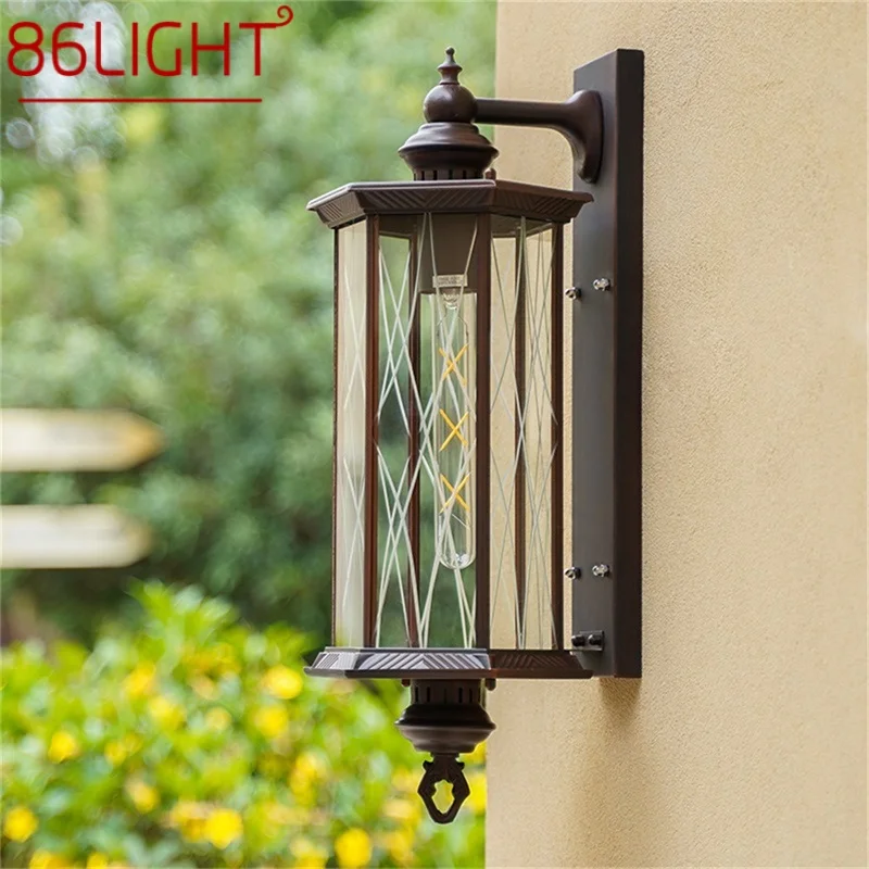 

86LIGHT Retro Outdoor Wall Lamp Waterproof IP65 Sconces LED Lighting Decorative for Home Porch Courtyard