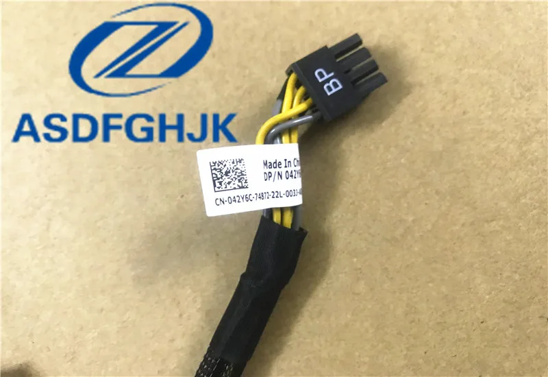 Original FOR Dell 42Y6C 042Y6C CN-042Y6C PowerEdge R620 Power Cord 2+4 6-Disc Hard Disk Backplane Power Cord MB-BP 100% test OK